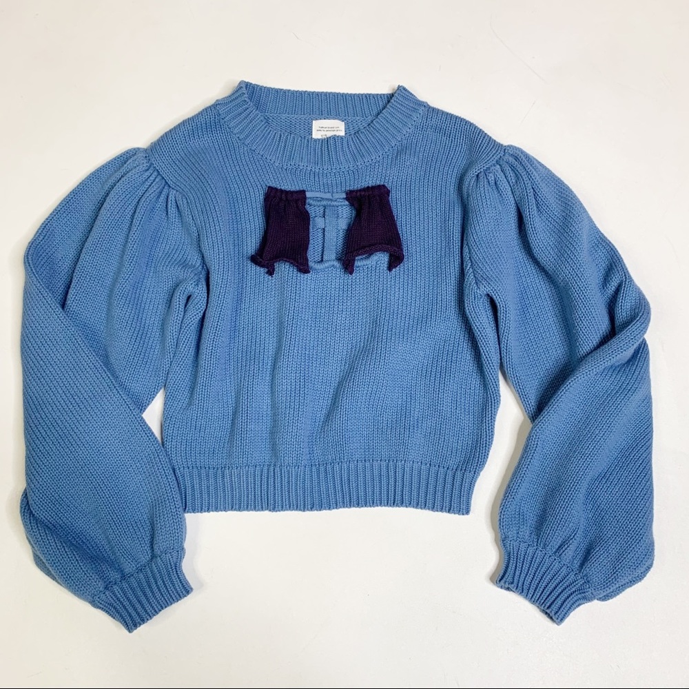 Fashion Brand Company Bae window sweater Blue Large Penelope Gazin FBC